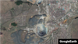 Сибай шәһәре һәм янучы карьер