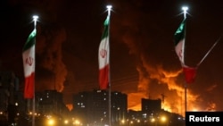 Тегерандагы мунай базасы Израилдин соккусунан кийин. 17-июнь, 2025-жыл