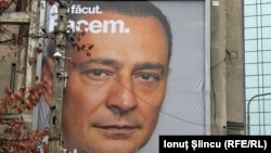 Poster electoral al candidatului PSD la Primăria Capitalei, Daniel Băluță