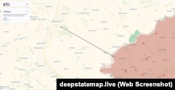 Імовірна траєкторія руху дрона на Краматорськ