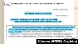Вадим Мельник рекомендує, в тому числі, членство в СНД, де, як відомо, головну роль відіграє Росія