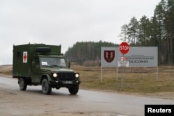 Ратавальныя працы на палігоне ў Літве, 27 сакавіка 2025