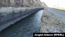 Төрткүл суу сактагычына келген канал. 