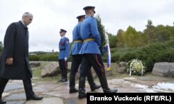 Boris Tadić u Šumaricama, 21. oktobar 2011