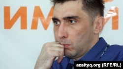 Правозащитник Вадим Курамшин. Алматы, 31 августа 2012 года.