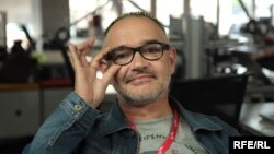 Антон Носик. Последняя фотография на Радио Свобода 