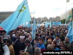 Акція пам’яті жертв депортації кримських татар. Київ, 18 травня 2015 року