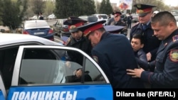 задержания в Шымкенте. 22 марта 2019 года.