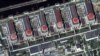 The Zaporizhzhya nuclear power plant is shown on August 19 in a satellite image provided by Maxar Technologies.