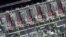 The Zaporizhzhya nuclear power plant is shown on August 19 in a satellite image provided by Maxar Technologies.