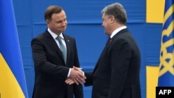 Президент Польщі Анджей Дуда і президент України Петро Порошенко, архівне фото