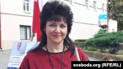 Ірына Давідовіч, кандыдатка ад АГП