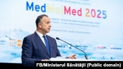 Ministrul Sănătății, Emil Ceban, la ceremonia de deschidere a congresului internațional „Medicină, științe moleculare și de mediu 2025”, 10 noiembrie