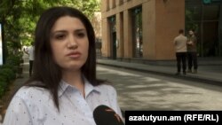 Armenia - Journalist Anush Mirzoyan talks to RFE/RL's Armenian Service, Yerevan, May 17, 2025. 