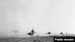 تانک‌های نیروهای بریتانیا در جریان جنگ جهانی دوم