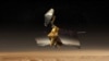 Спутник NASA Mars Reconnaissance Orbiter над поверхностью Марса (реконструкция)
