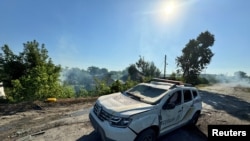 Через обстріл пошкоджень зазнала службова автівка. Фото ілюстративне 