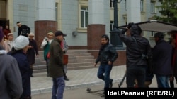 Булат Йосыпов фильм төшерү вакытында