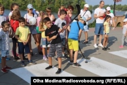 На Олімпійському уроці була можливість перевірити свою влучність