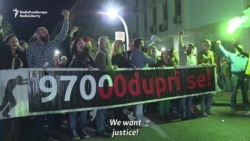 Montenegrin Antigovernment Protesters Hold Sixth Weekend Rally