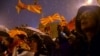 Protesters rally against changing the name of Macedonia in Skopje on February 27.