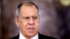 Russian Foreign Minister Sergei Lavrov speaks during a meeting in Moscow on February 10.