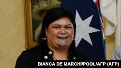 Міністр закордонних справ Нової Зеландії Наная Махута (на фото) каже, що санкції стосуються 87 громадян Росії