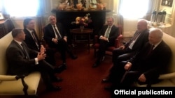 Հայաստանի և Ադրբեջանի արտգործնախարարների հանդիպումը՝ Մինսկի խմբի հովանու ներքո, Վաշինգտոն, 20-ը հունիսի, 2019թ. 