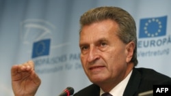EU Energy Commissioner Guenther Oettinger (file photo)