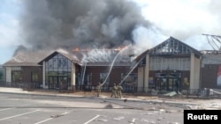 Курск облусунда дрон чабуулунун кесепеттери. Август, 2025-жыл. 