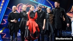 Гурт Go-A із піснею «Соловей» представить Україну на конкурсі «Євробачення-2020». Київ, 22 лютого 2020 року 