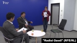 Курсии холии меҳмони дебати интихоботӣ аз Ҳизби халқии демократии Тоҷикистон