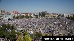 Чечняда митинг