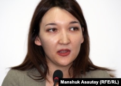 Представитель организации «Article 19» в Центральной Азии Рината Алибекова.