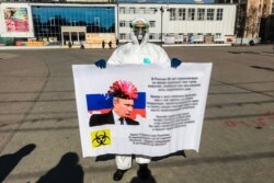 Одиночный пикет против поправок в Рязани