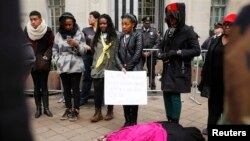 Вашингтондогу нааразылык акциясы. 25-ноябрь, 2014-жыл.