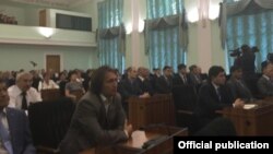 ширкатдорони мулоқот бо президент Раҳмон дар донишгоҳи Уфа