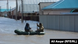 Паводки в Актобе. 16 апреля 2017 года.