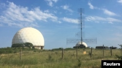 Российские радары на военной базе в Феодосии в аннексированном Крыму. Иллюстративное фото 2016 года.