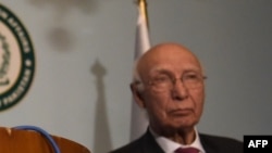 سرتاج عزیز مشاور امور بین‌المللی صدراعظم پاکستان