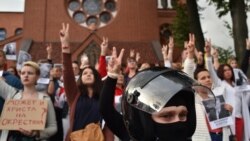 تظاهرات در پایتخت بلاروس