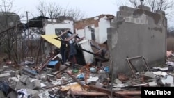 Наслідки обстрілів бойовиків у Водяному, 23 лютого 2017 року («Військове телебачення України»)