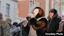 Актриса Лариса Дмитриева, Санкт-Петеребург, 4 февраля 2012 г 