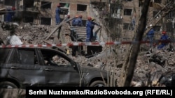 Наслідки російського удару в Святошинському районі Києві, 24 квітня 2025 року