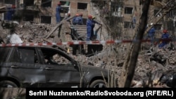 Ուկրաինա - Ռուսական ուժերի հարվածների հետևանքները Կիևում, 24-ը ապրիլի, 2025թ.