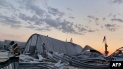 Пошкоджені склади в порту на річці Дунай (фото ілюстративне)