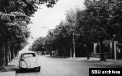 Фотография автомобиля Макинена в Украине, предположительно снятая агентами КГБ перед началом обыска