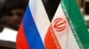 Ռուսաստանի և Իրանի դրոշները