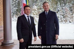 Президент України Володимир Зеленський і президент Польщі Анджей Дуда