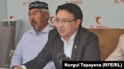 Nurzhan Altaev speaks at a meeting in Astana in July 2021.